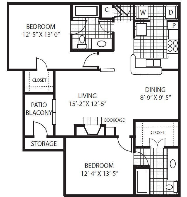 The Fairfax 3104 floor plan